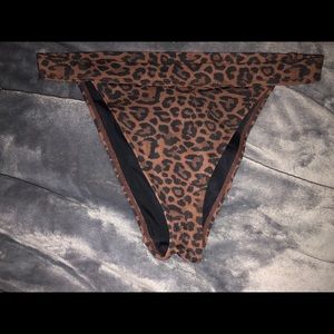 Cheetah print bikini bottoms